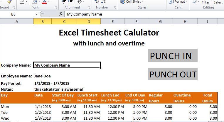 time clock image